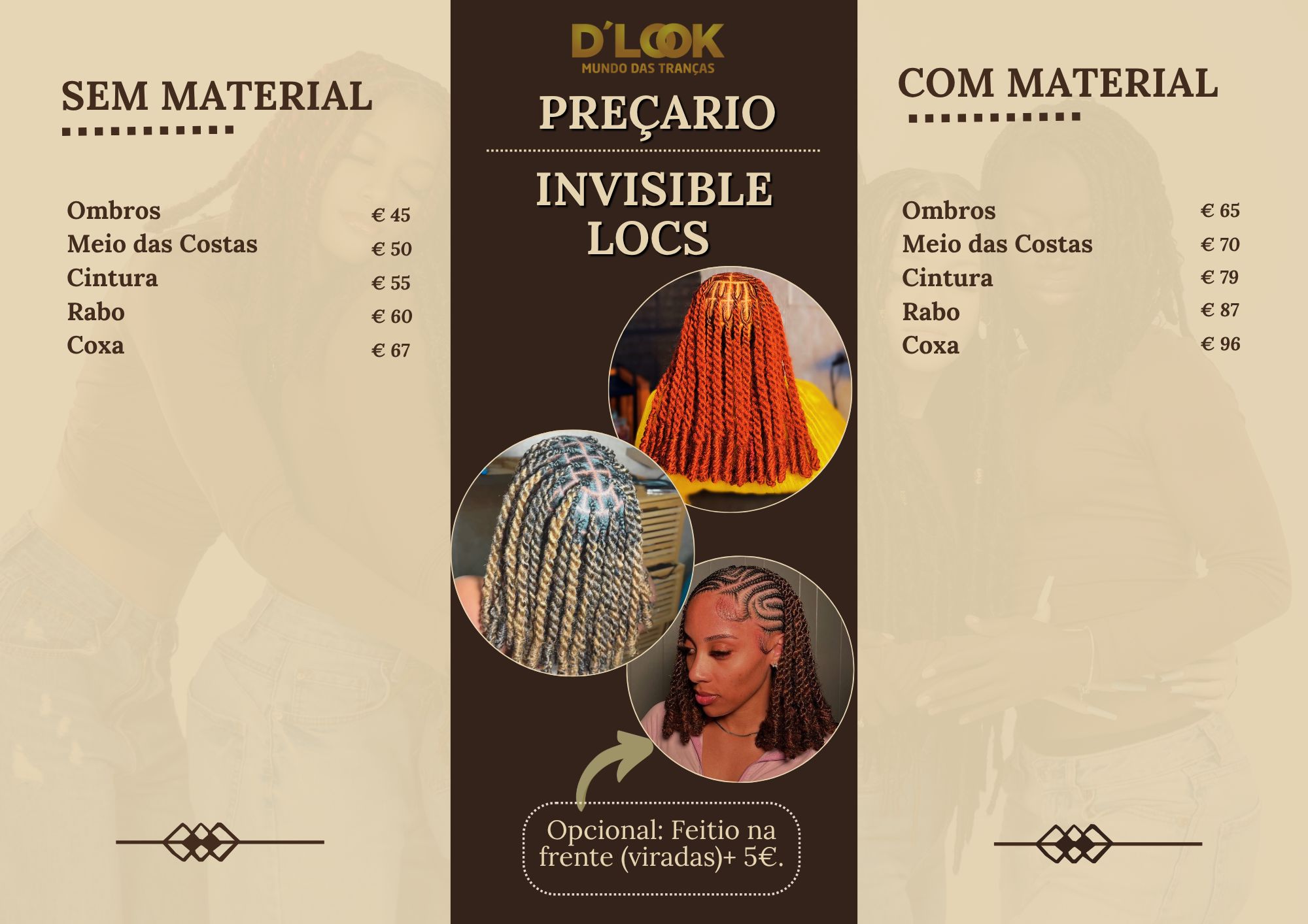 Informação importante — D'Look Mundo das Tranças