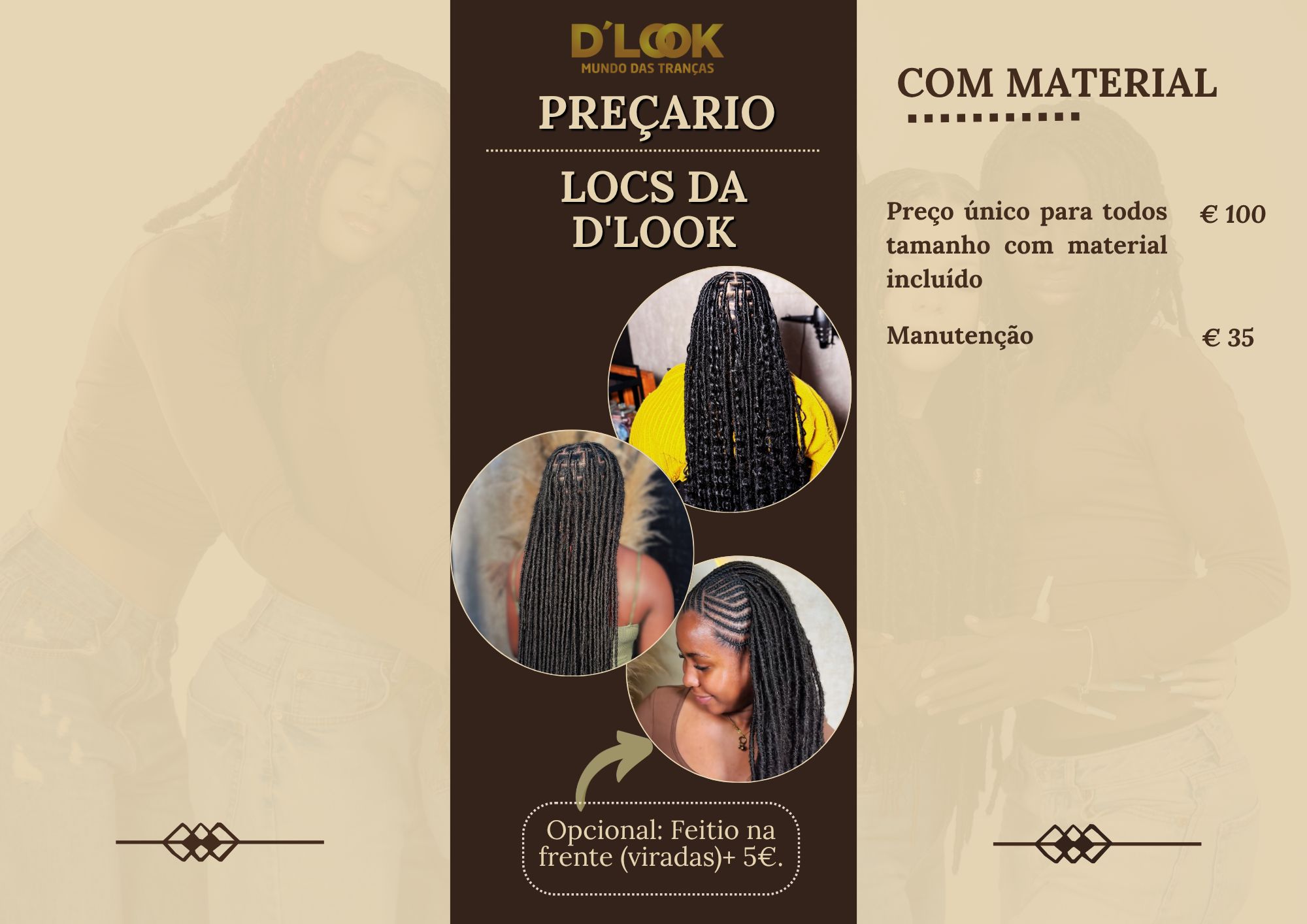 Informação importante — D'Look Mundo das Tranças